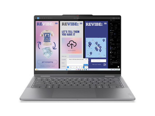 Laptop Lenovo Yoga 7 2in1 14ILL10 83JQ0049VN (Core™ Ultra 7 258V/ 32GB/ 1TB/ Intel® Arc™ Graphics 140V/ 14inch 2.8K OLED/ Cảm ứng/ Win 11/ Office/ Xám)