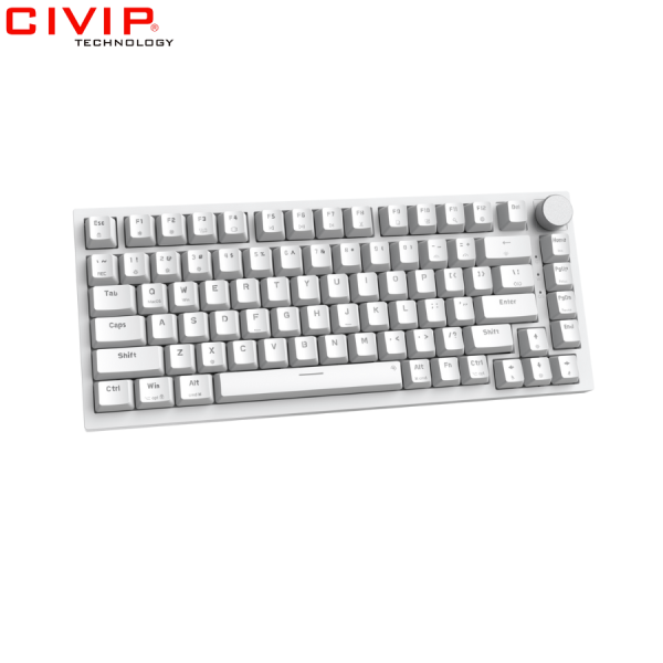 Bàn phím cơ không dây Newmen GM326 - White (Red switch)