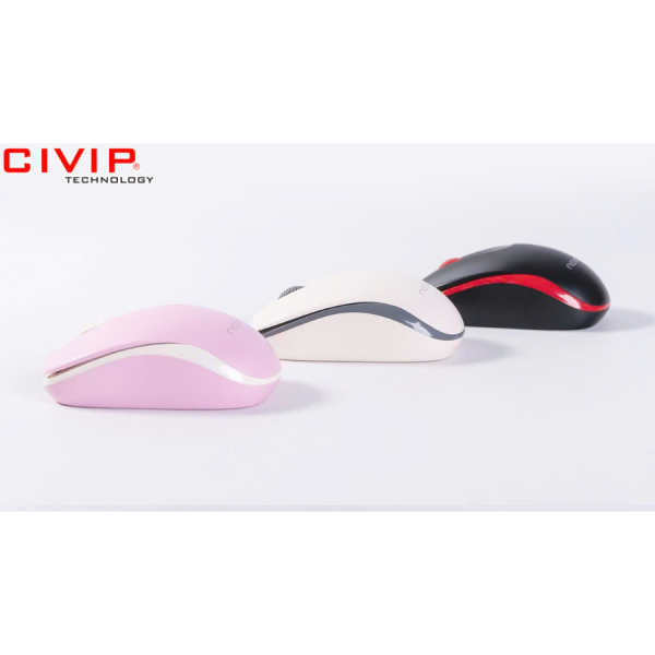 Chuột không dây NEWMEN F116 Trắng-xám