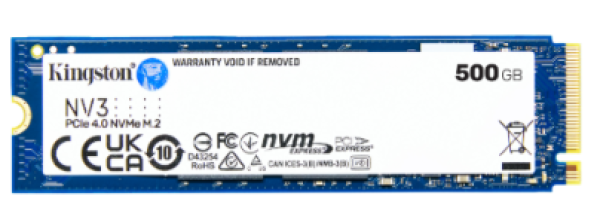 Ổ cứng SSD Kingston NV3 500GB PCIe 4.0 x4 M.2 NVMe (SNV3S/500G)