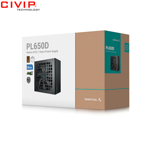 Nguồn máy tính Deepcool PL650D 650W 80 Plus Bronze