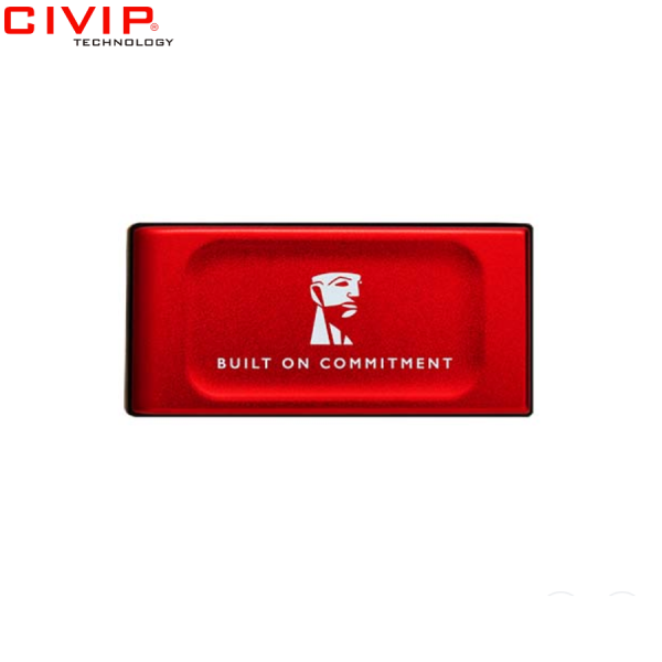 Ổ cứng di động SSD Kingston 1TB SXS1000R/1000GA - Đỏ
