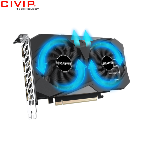 VGA Gigabyte RTX 3050 WINDFORCE OC 6G (GV-N3050WF2OCV2-6GD)