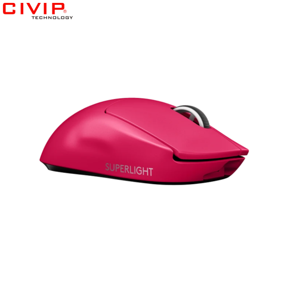 Chuột không dây Logitech Pro X Superlight Gaming Hồng (Magenta 910-005958)