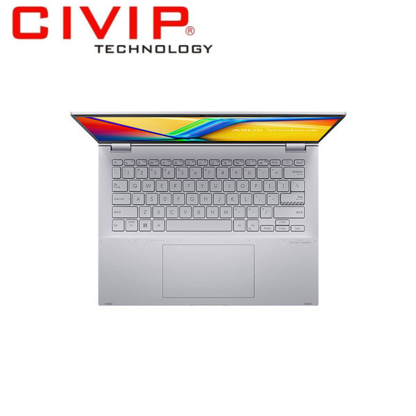 Laptop Asus Vivobook S 14 Flip TP3402VA-LZ632W (i5 13420H/ 16GB/ 512GB SSD/ 14 inch WUXGA Touch/ Win11/ Silver/ Bút)