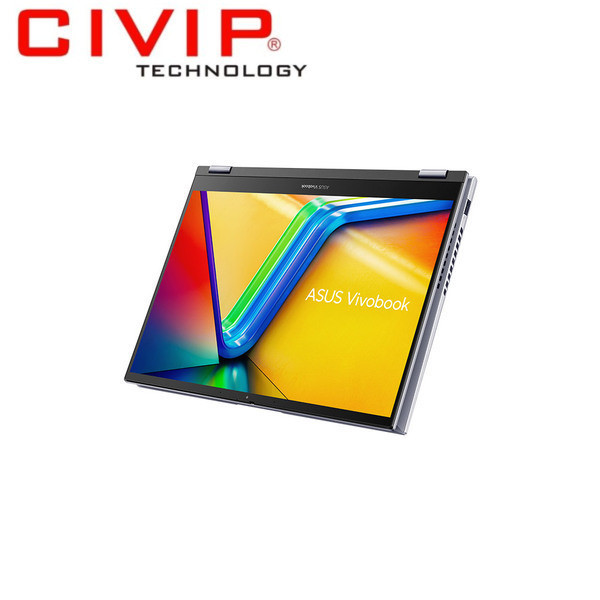 Laptop Asus Vivobook S 14 Flip TP3402VA-LZ632W (i5 13420H/ 16GB/ 512GB SSD/ 14 inch WUXGA Touch/ Win11/ Silver/ Bút)