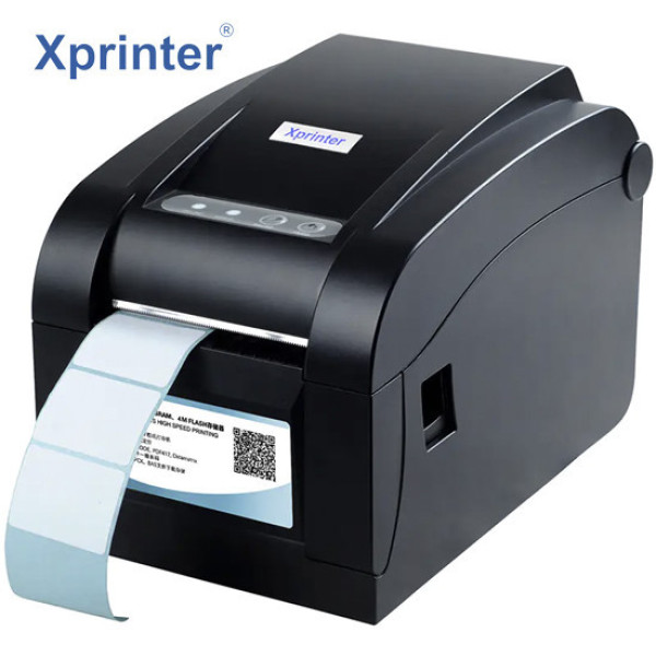 Máy in tem nhãn mã vạch Xprinter XP 350BM (USB+LAN)