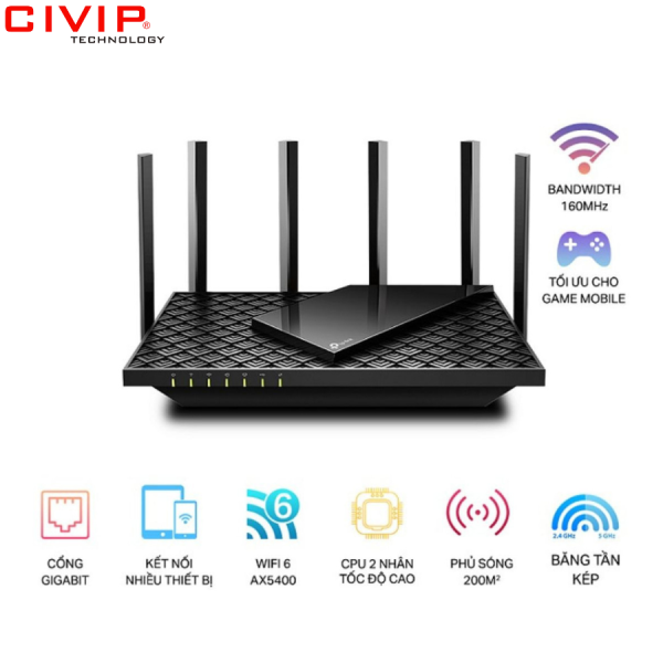 Router Wifi TPLink Dual Band Archer AX53