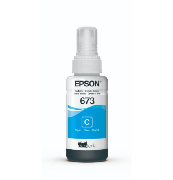 Mực Màu Epson L800 INK Bottle 673 Xanh Chính hãng 70ml (T6732)