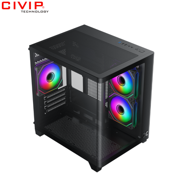 Case Xigmatek Pano M Nano EN49347 - 3IF - Black