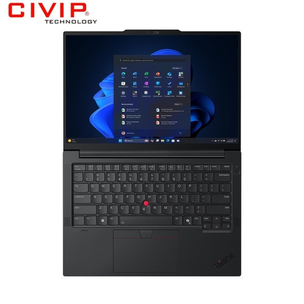 Laptop Lenovo ThinkPad E14 GEN 7 21SX00BKVA (Ultra 5 135H/ 16GB/ 1TB SSD/ 14 inch WUXGA/ 60HZ/ NoOS/ Black/ Vỏ nhôm/ 2Y)