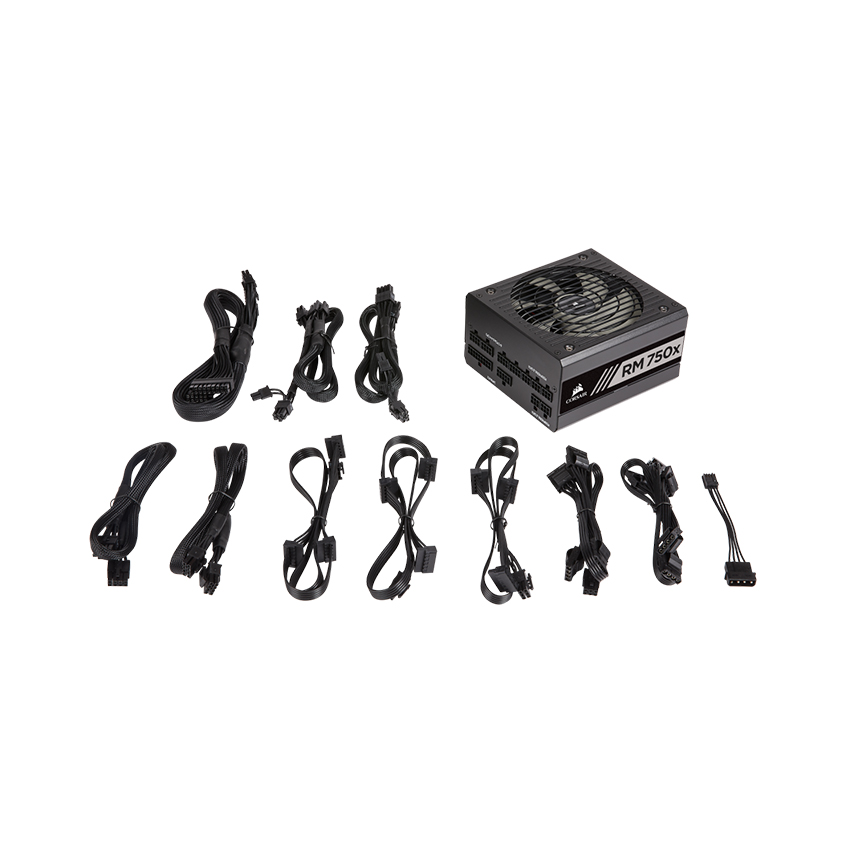 Bộ nguồn Corsair RM750x 80 PLUS Gold Fully Modular ATX Power Supply_CP-9020179-NA