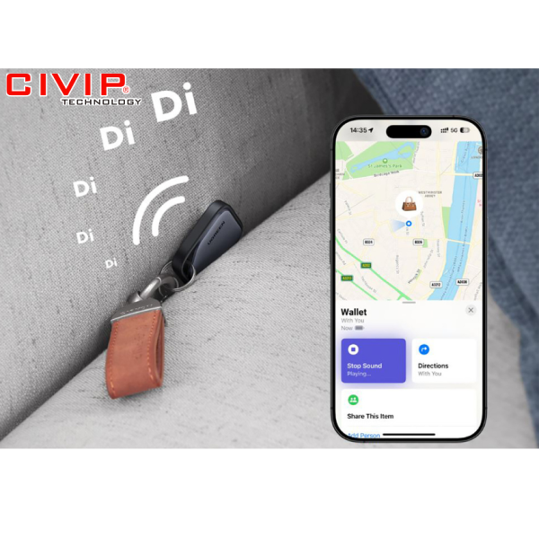 Thiết bị định vị Smart Finder Ugreen 45297 (CM816)