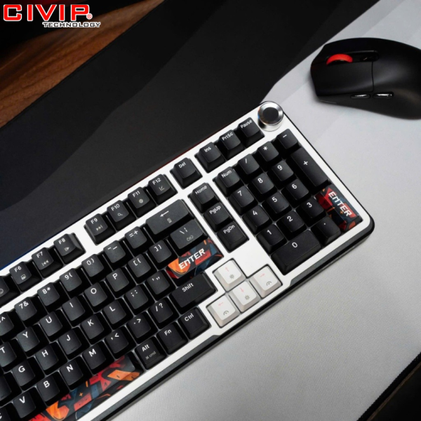 Bàn phím cơ không dây Edra EK398S - Red switch