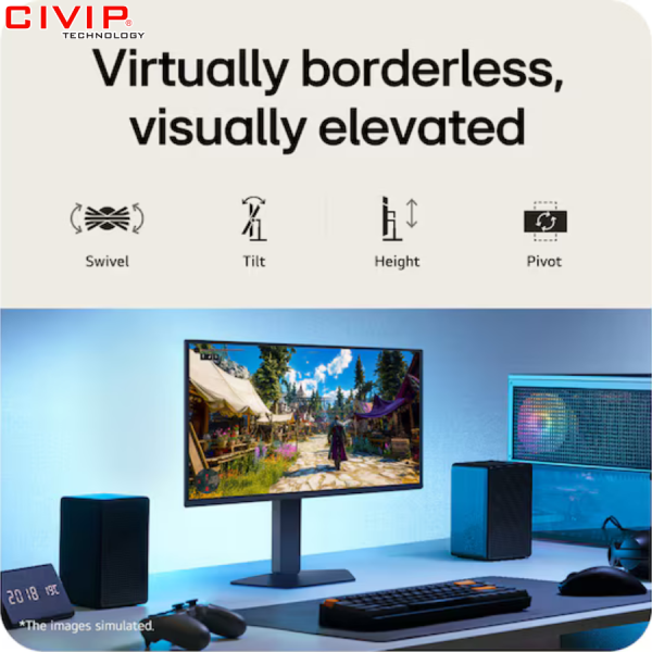 Màn hình LCD LG 25G550B-B 25'' (FHD/IPS/300Hz/1ms/HDMI+DP)