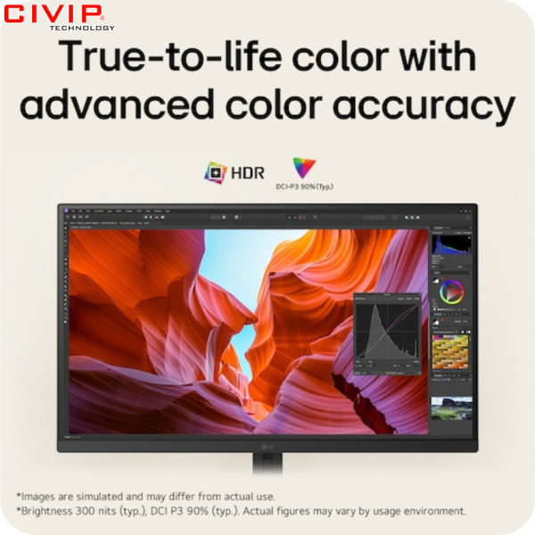Màn Hình LCD LG 27U730B-B 27'' (4K/IPS/60Hz/5 ms/HDMI+USB-C+DP)