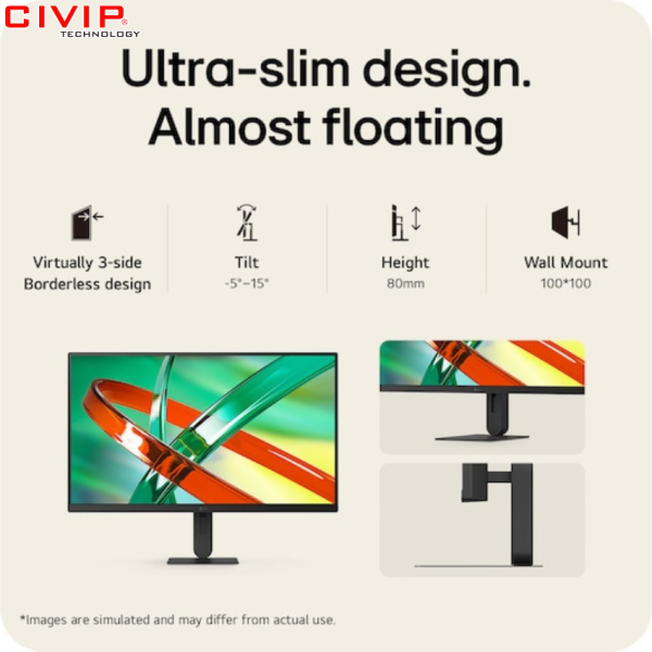 Màn Hình LCD LG 27U730B-B 27'' (4K/IPS/60Hz/5 ms/HDMI+USB-C+DP)