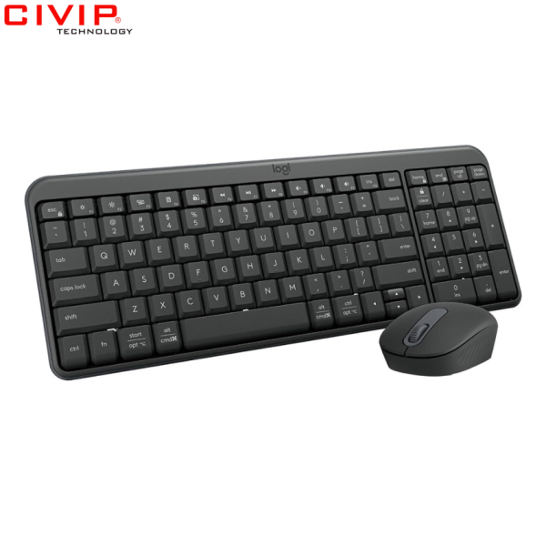 Bộ phím chuột Logitech MK250 Bluetooth - Xám