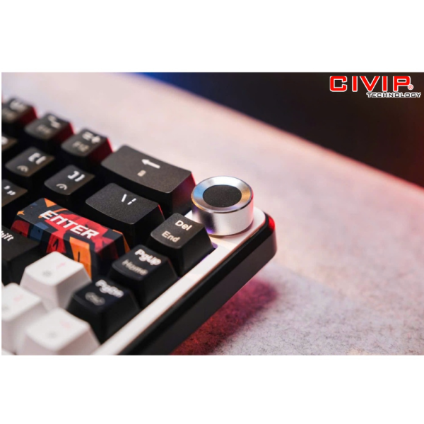 Bàn phím cơ không dây Edra EK375S - Red switch