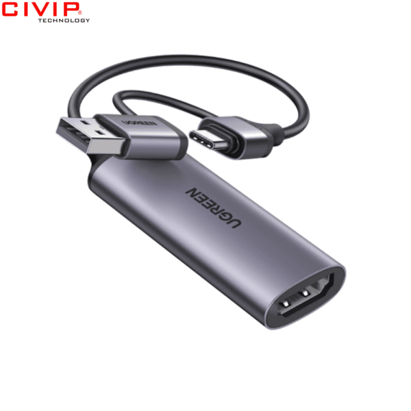 Thiết bị capture card HDMI to Type C/USB 2.0 Ugreen 25854