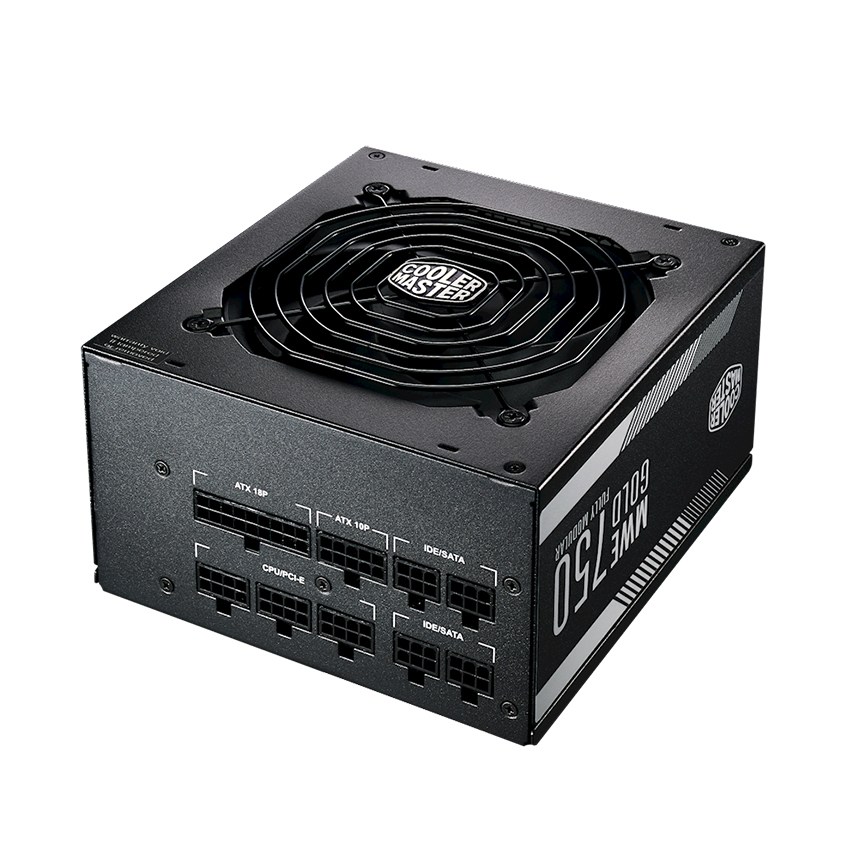 Nguồn Cooler Master MWE Gold 750 (750W/80 Plus Gold Full Modular/Màu Đen)