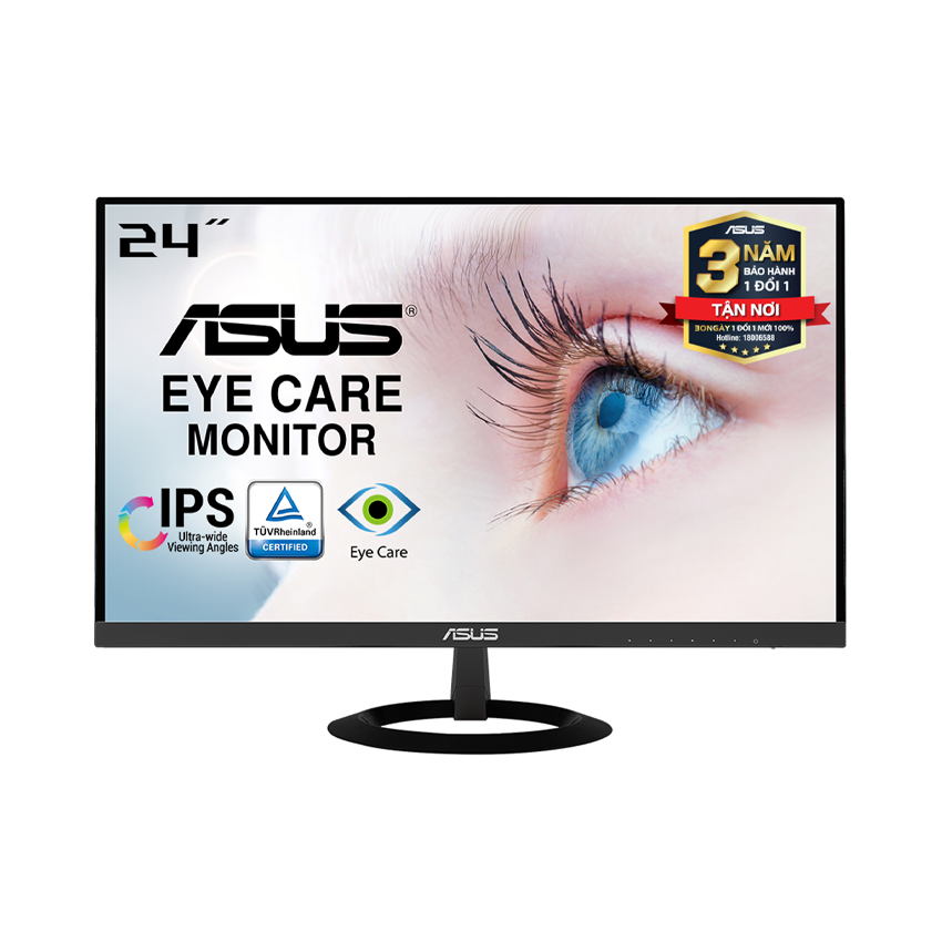 Màn hình Asus VZ249HE (23.8 inch/FHD/LED/IPS/250cd/m²/HDMI+VGA/60Hz/5ms)