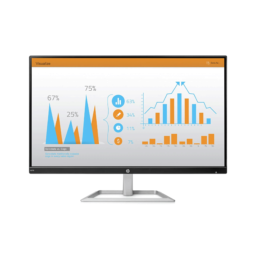 Màn hình LCD HP N240 (23.8 inch/FHD/LED/IPS/250cd/m²/HDMI+VGA/60Hz/5ms)