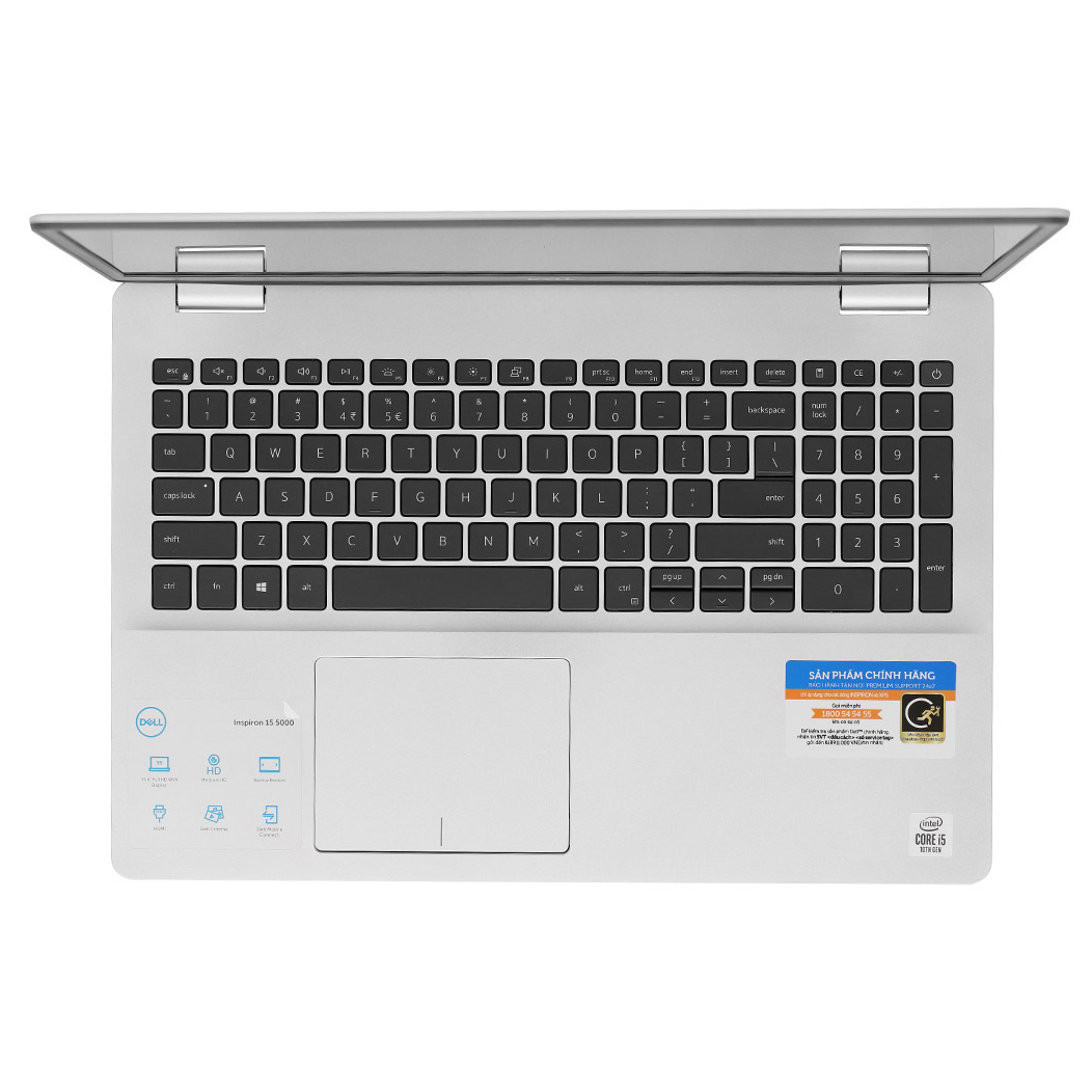 Laptop Dell Inspiron 5593 (i5 1035G1/8GB RAM/512GB SSD/15.6 inch FHD/Win 10/Bạc) - 7WGNV1