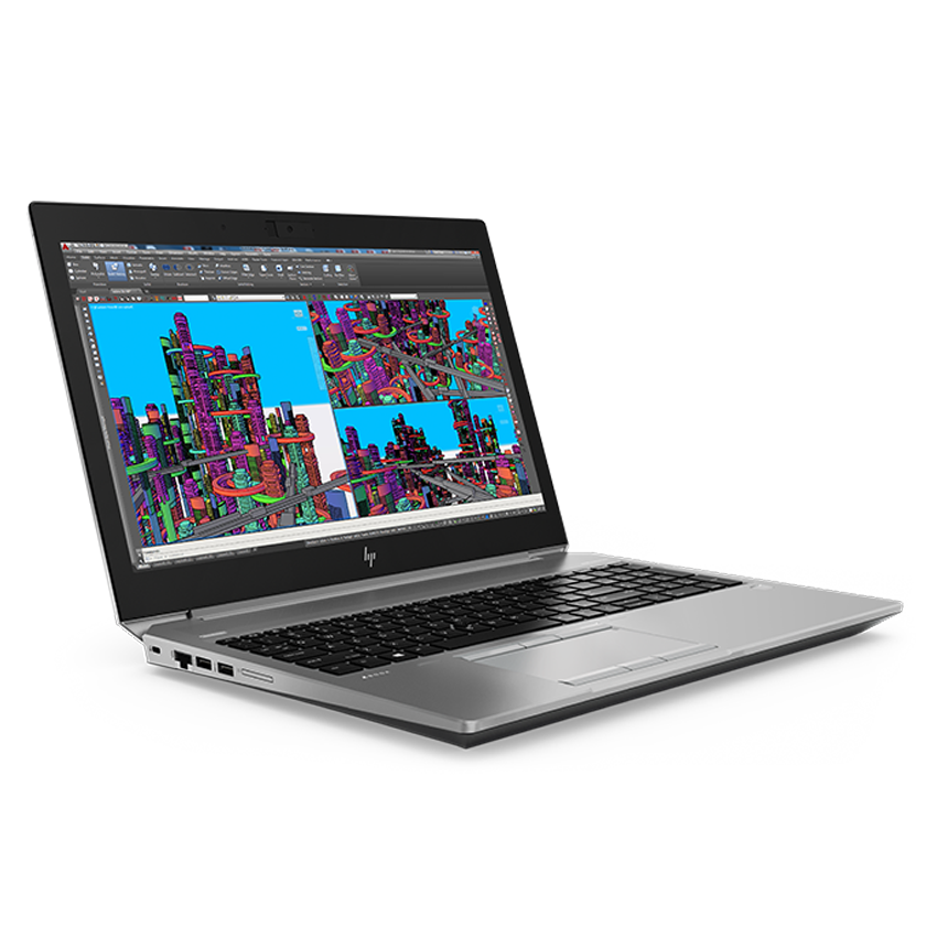 Laptop HP WS Zbook 15 G6 (i7 9750H/16GB RAM/256GB SSD/15.6 inch FHD/Quadro T2000 4GB/FP/Dos) - 6CJ09AV