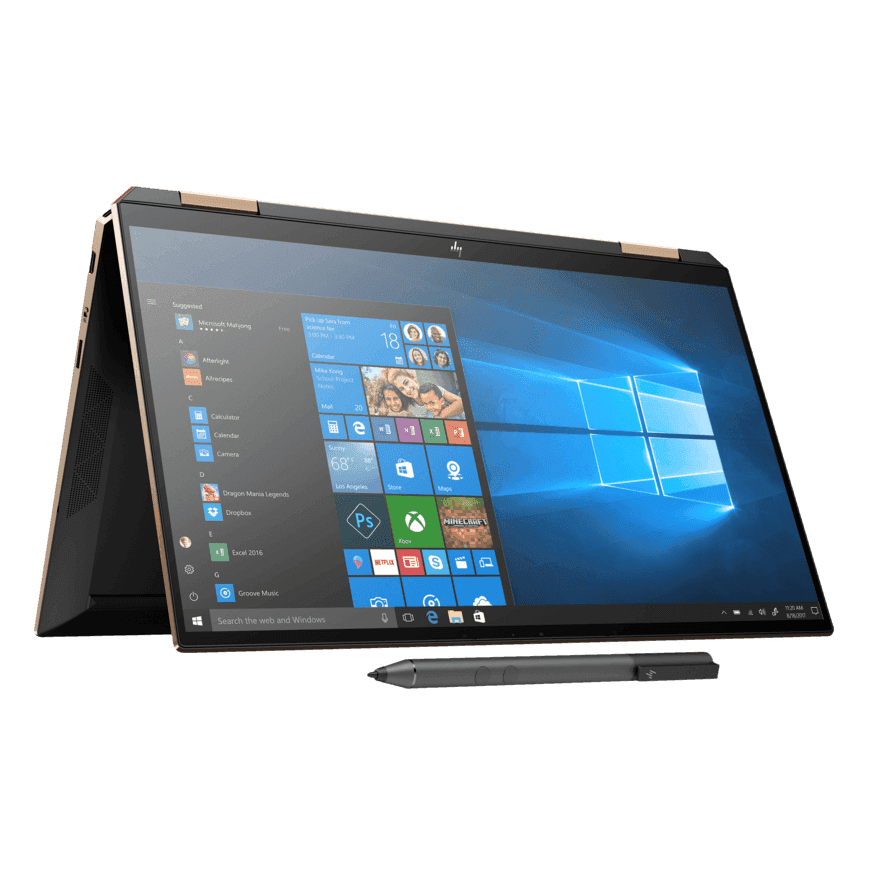 Laptop HP Spectre x360 Convertible 13 AW0181TU (i7 1065G7/16GB RAM/512GB SSD/13.3 inch UHD/FP/Win 10) - 8YQ35PA