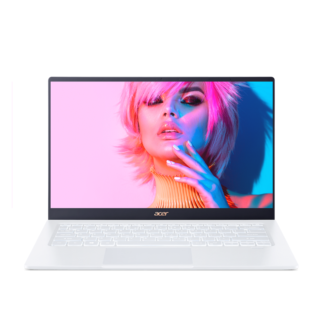 Laptop ACer Swift 5 SF514-54T-793C (i7 1065G7/8GB RAM/512GB SSD/14.0FHDT/Win10/Trắng) - NX.HLGSV.001