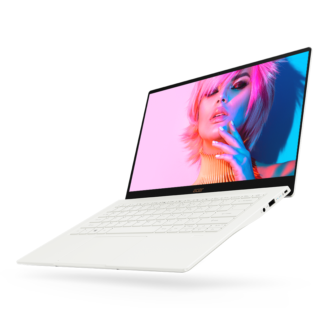 Laptop ACer Swift 5 SF514-54T-793C (i7 1065G7/8GB RAM/512GB SSD/14.0FHDT/Win10/Trắng) - NX.HLGSV.001
