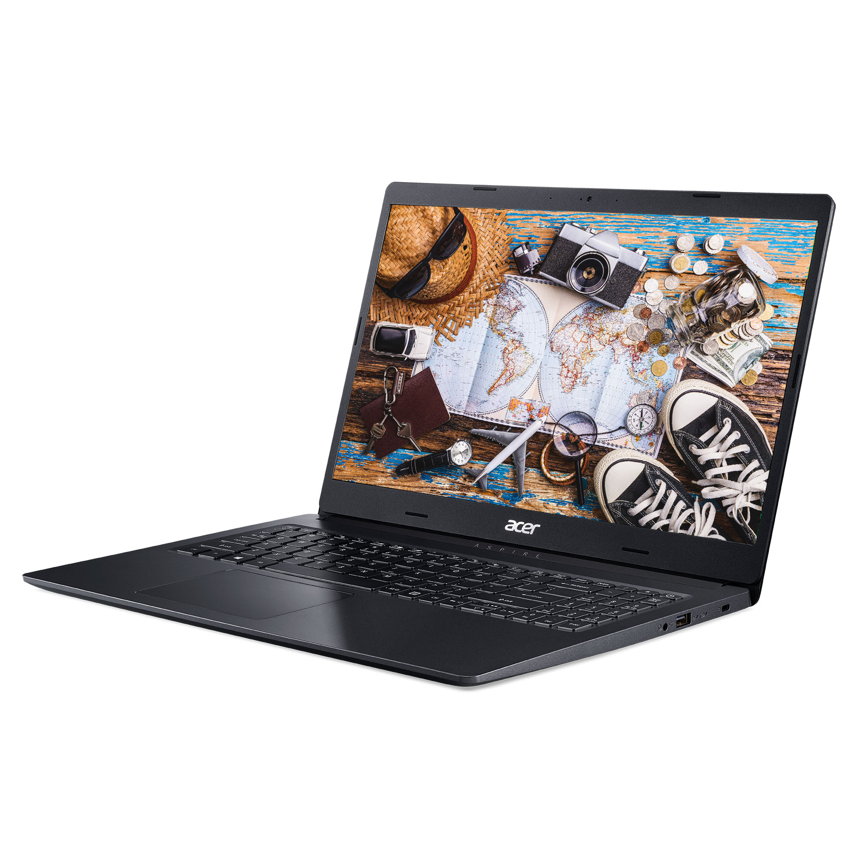 Laptop Acer Aspire 3 A315-55G-504M ( i5 10210U/4GB RAM/512GB SSD/MX230 2G/15.6 inch FHD/ Win 10/Đen) - NX.HNSSV.006