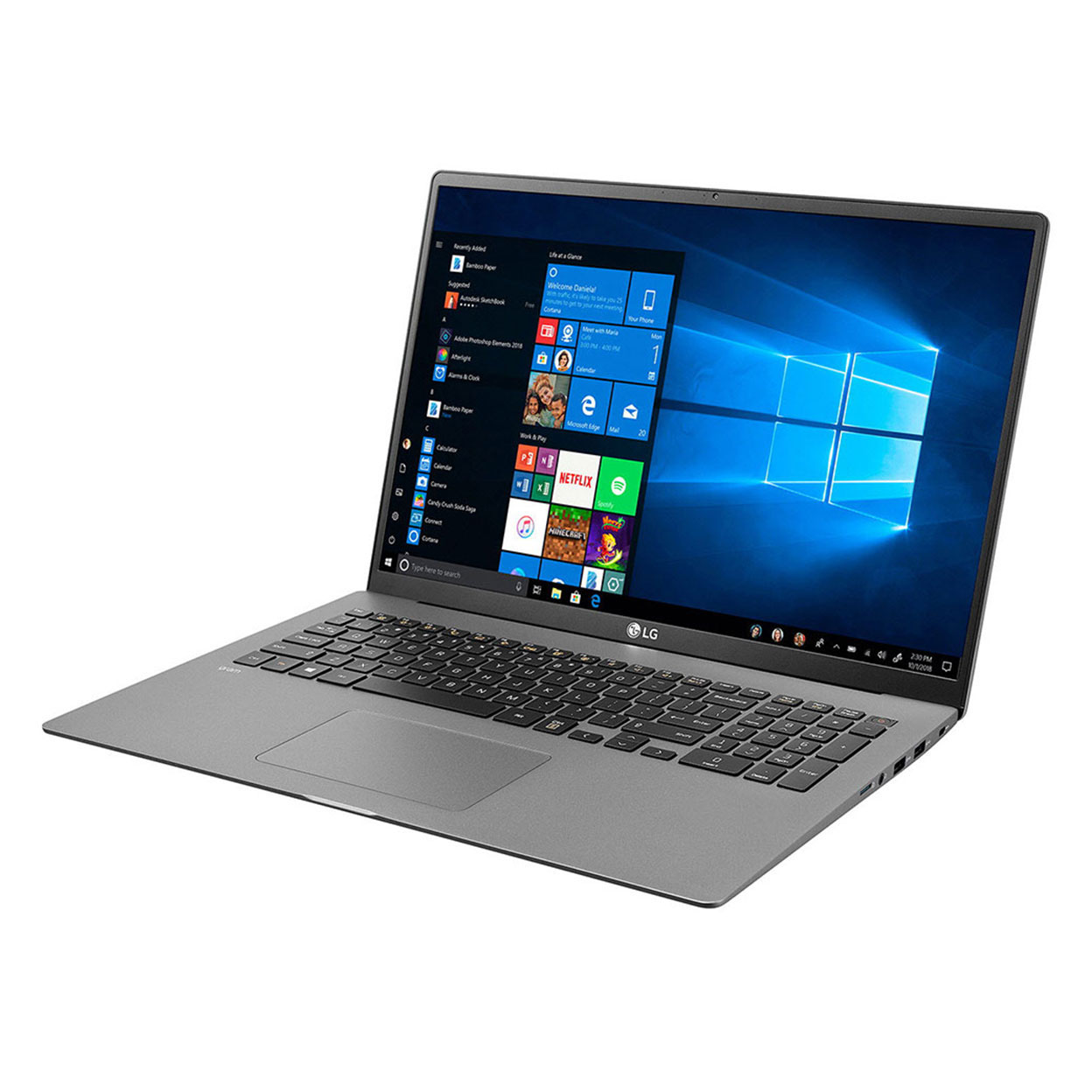 Laptop LG Gram 17Z90N (i7 1065G7/8GB RAM/512GB SSD/17inch IPS/FP/Win 10 Home Plus/Xám Bạc) - V.AH75A5