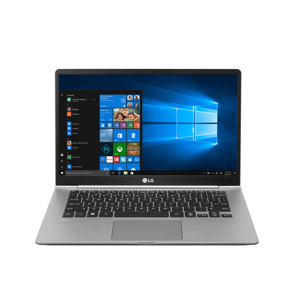 Laptop LG Gram 14 inch 14Z980 (i5 8250U/8GB RAM/256GB SSD/14 inch FHD/Win 10) - G.AH52A5