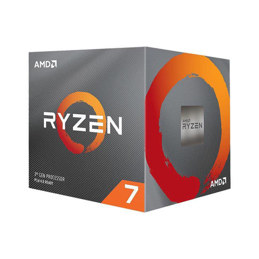 CPU AMD Ryzen 7 3700X - Không tích hợp VGA (3.6GHz turbo up to 4.4GHz/8 nhân 16 luồng/32MB Cache/65W)