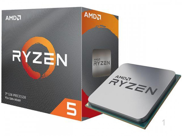 CPU AMD Ryzen 5 3600 - Không tích hợp VGA (3.6GHz turbo up to 4.2GHz/6 nhân 12 luồng/32MB Cache/65W)
