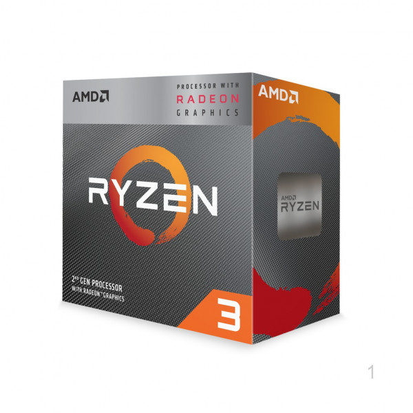CPU AMD Ryzen 3 3200G (3.6GHz turbo up to 4.0GHz/4 nhân 4 luồng/4MB Cache/Radeon Vega 8/65W)