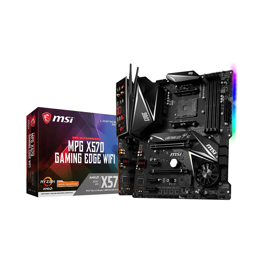 Mainboard MSI MPG X570 GAMING EDGE Wifi (AMD X570/Socket AM4/E-ATX/4 khe RAM DDR4)