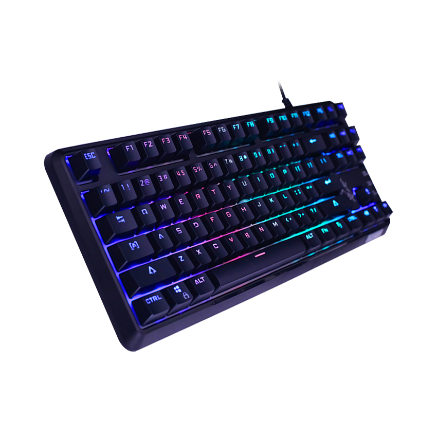 Bàn phím gaming Fuhlen M87S RGB Mechanical Blue Switch 87 Black