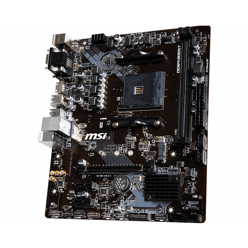 Mainboard MSI A320M PRO-M2 V2 (AMD A320/Socket AM4/m-ATX/2 khe RAM DDR4)