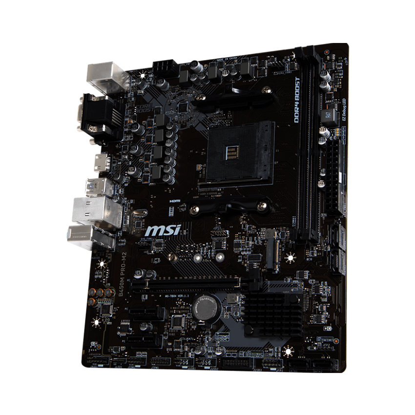Mainboard MSI B450M PRO-M2 V2 (AMD B450/Socket AM4/mATX/2 khe RAM DDR4)