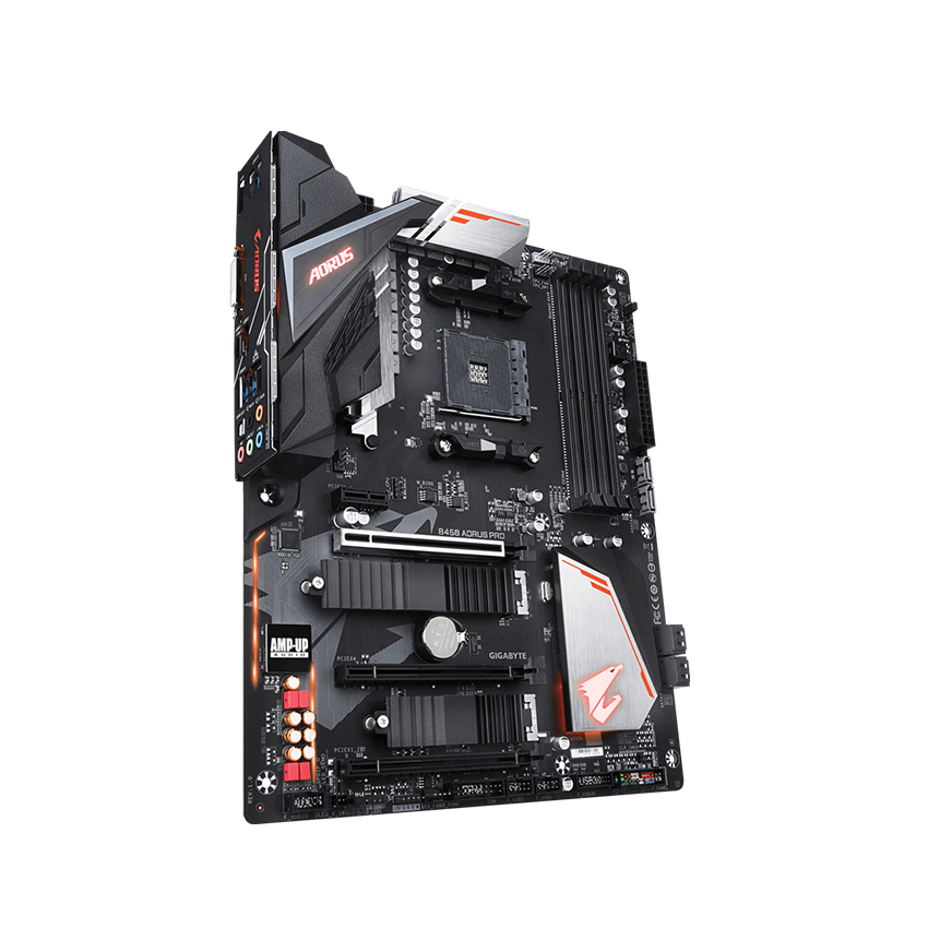 Mainboard GIGABYTE B450 AORUS PRO (AMD B450/Socket AM4/4 khe RAM DDR4/ ATX))