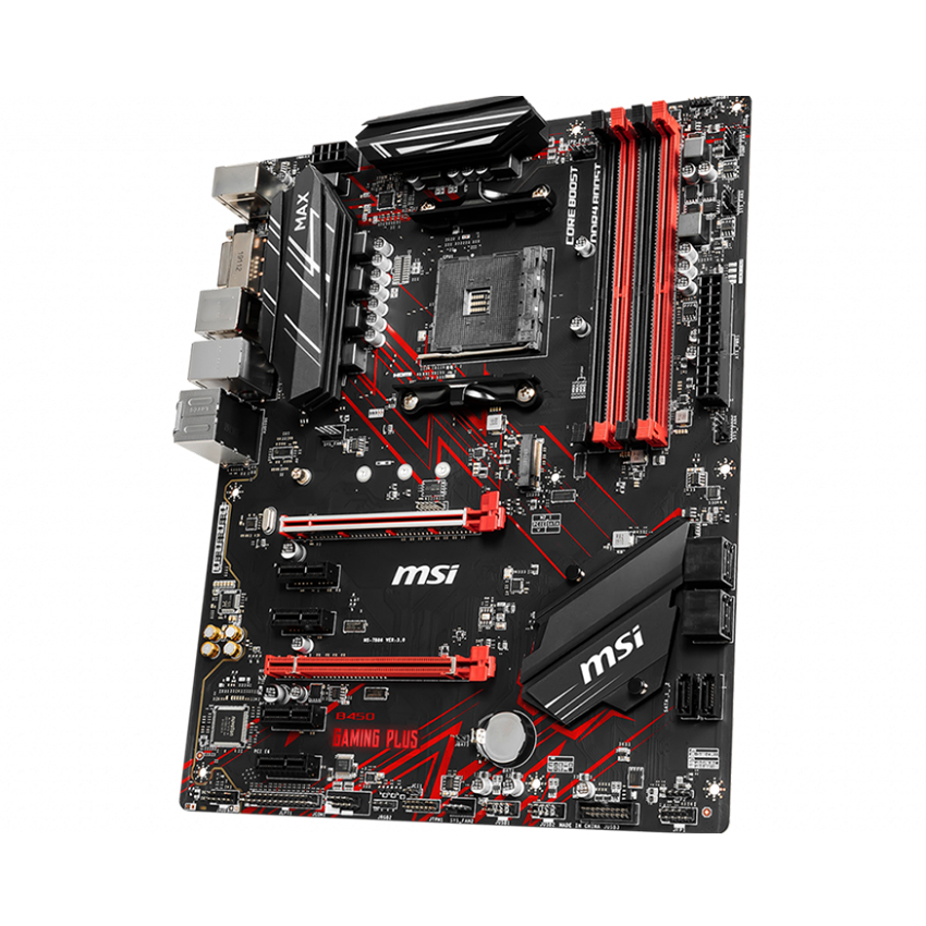 Mainboard MSI B450 GAMMING PLUS MAX (AMD B450/Socket AM4/m-ATX/4 khe RAM DDR4)