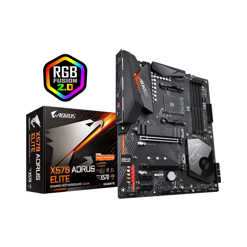 Mainboard GIGABYTE X570 AORUS ELITE (AMD X570/Socket AM4/ATX/ 4 khe RAM DDR4)