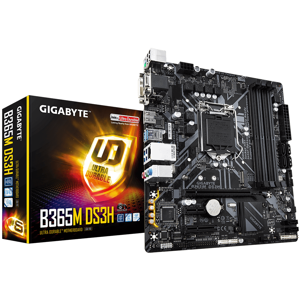 Mainboard Gigabyte B365M- DS3H (Intel B365/Socket 1151-v2/4 khe Ram DDR4)