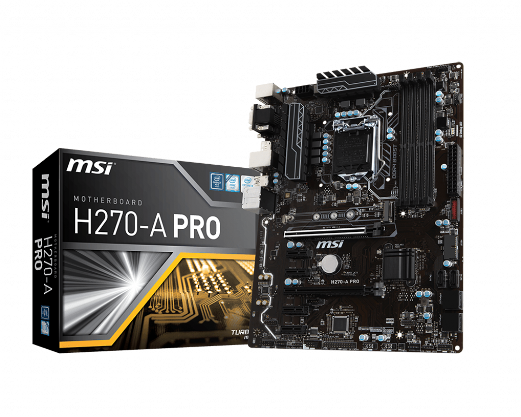 Mainboard MSI H270-A-PRO (Intel H270/Socket 1151/4 khe Ram DDR4)