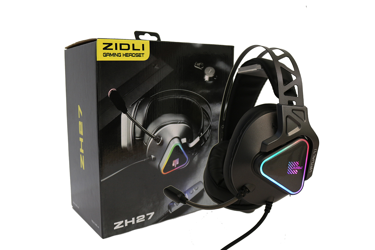 Tai nghe Gaming ZIDLI ZH27 ( Real RGB - Sound 7.1)
