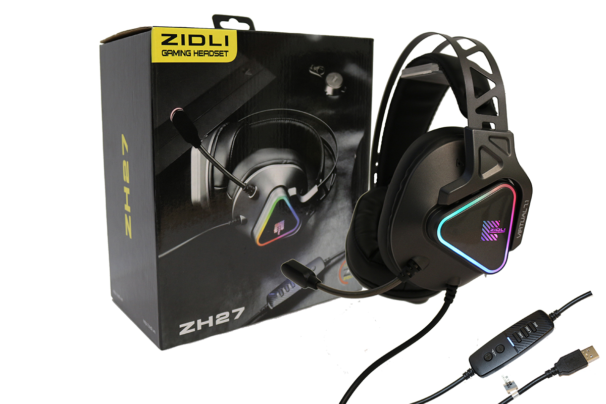 Tai nghe Gaming ZIDLI ZH27 ( Real RGB - Sound 7.1)