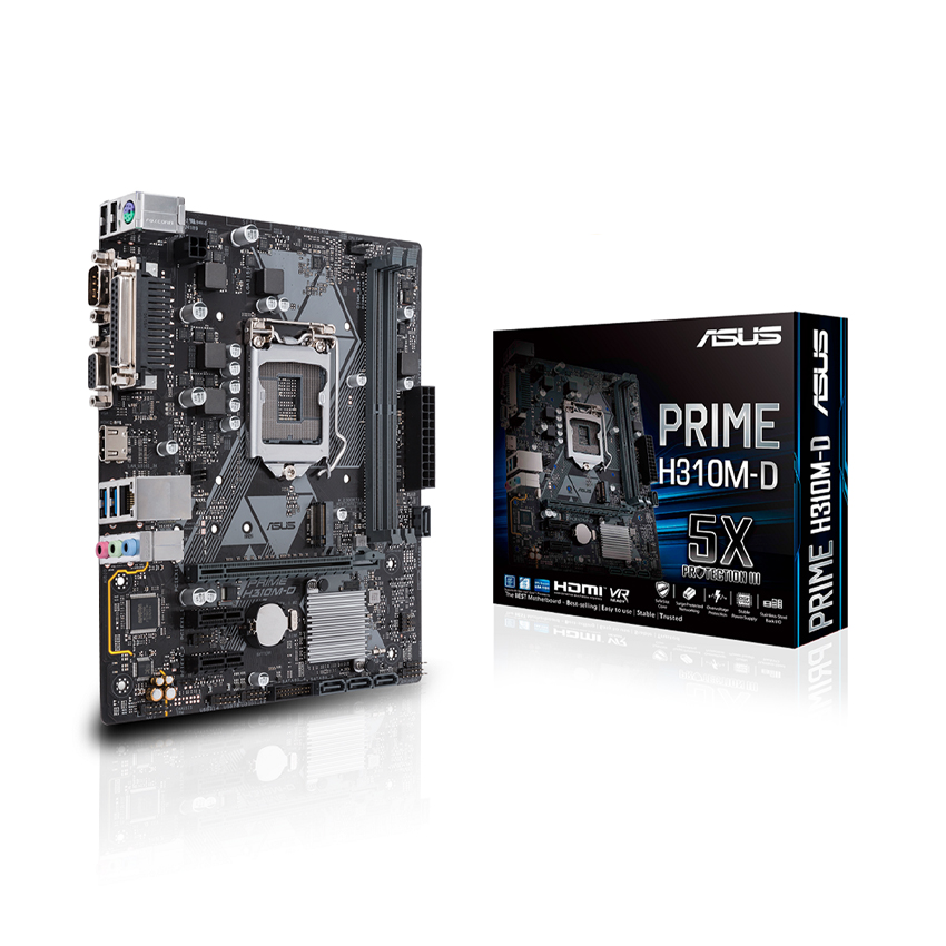 Mainboard ASUS PRIME H310M-D (Intel H310/Socket 1151/m-ATX/2 khe RAM DDR4)